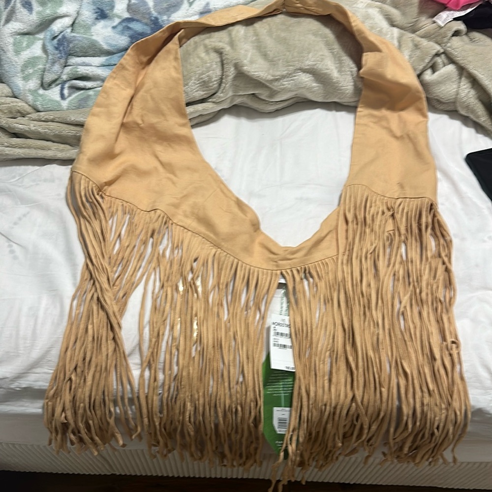 Farm Rio Sand Cross Front Top